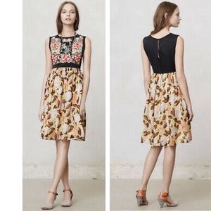 Burning torch Luz silk dress